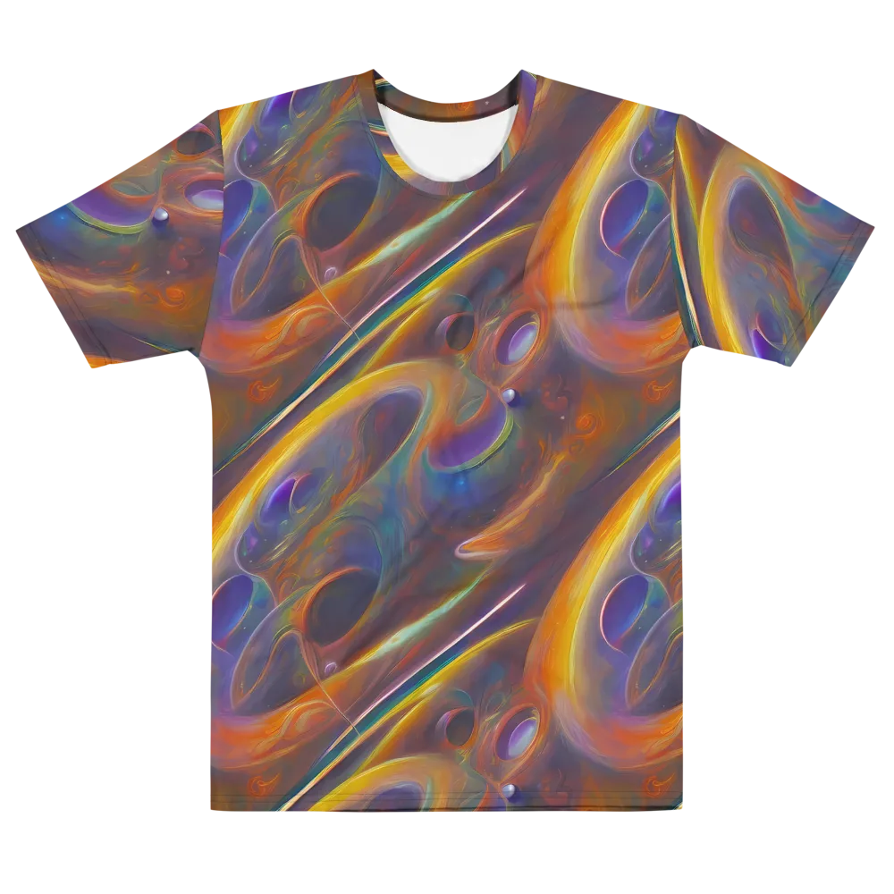 Pre-Raphaelite Ripple on Men's Cotton Crew Neck T-Shirt — Front