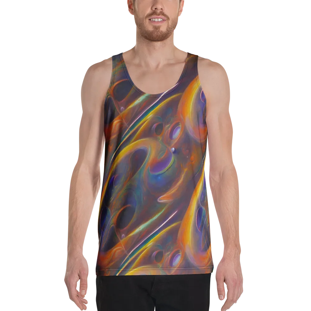Pre-Raphaelite Ripple on Men's Tank Top — Front
