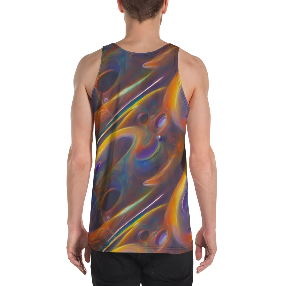 Pre-Raphaelite Ripple on Men's Tank Top — Back