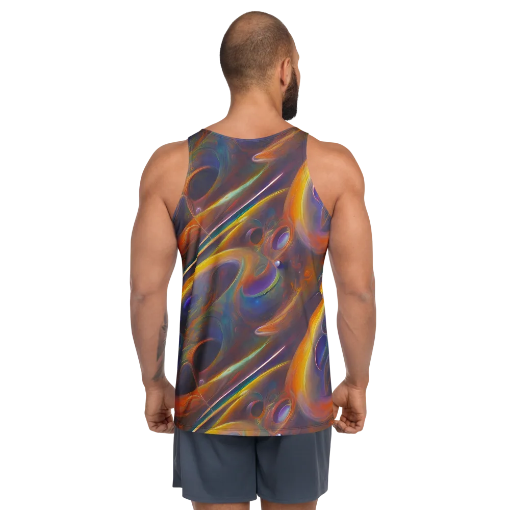 Pre-Raphaelite Ripple on Men's Tank Top — Back