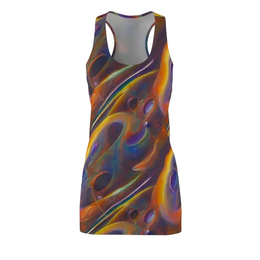 Pre-Raphaelite Ripple on a Racerback Dress