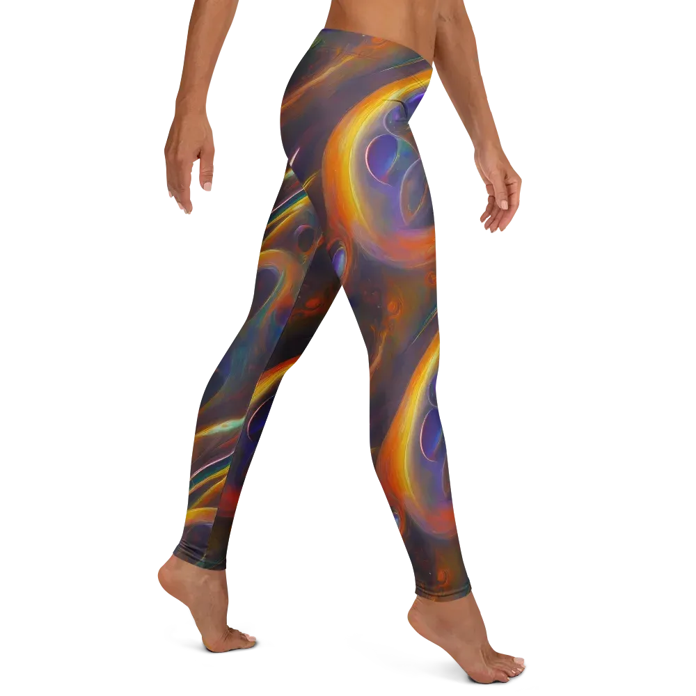 Pre-Raphaelite Ripple on Leggings — Right