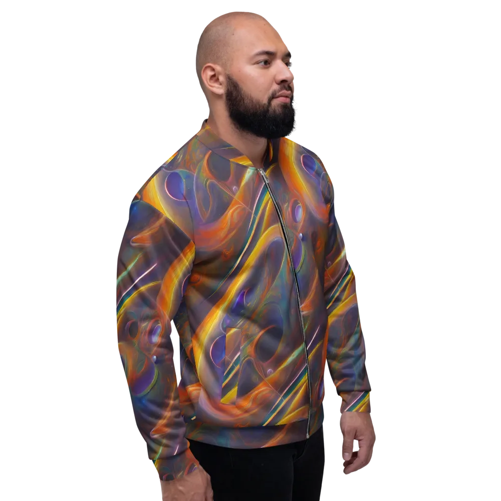 Pre-Raphaelite Ripple on Bomber Jacket — Right