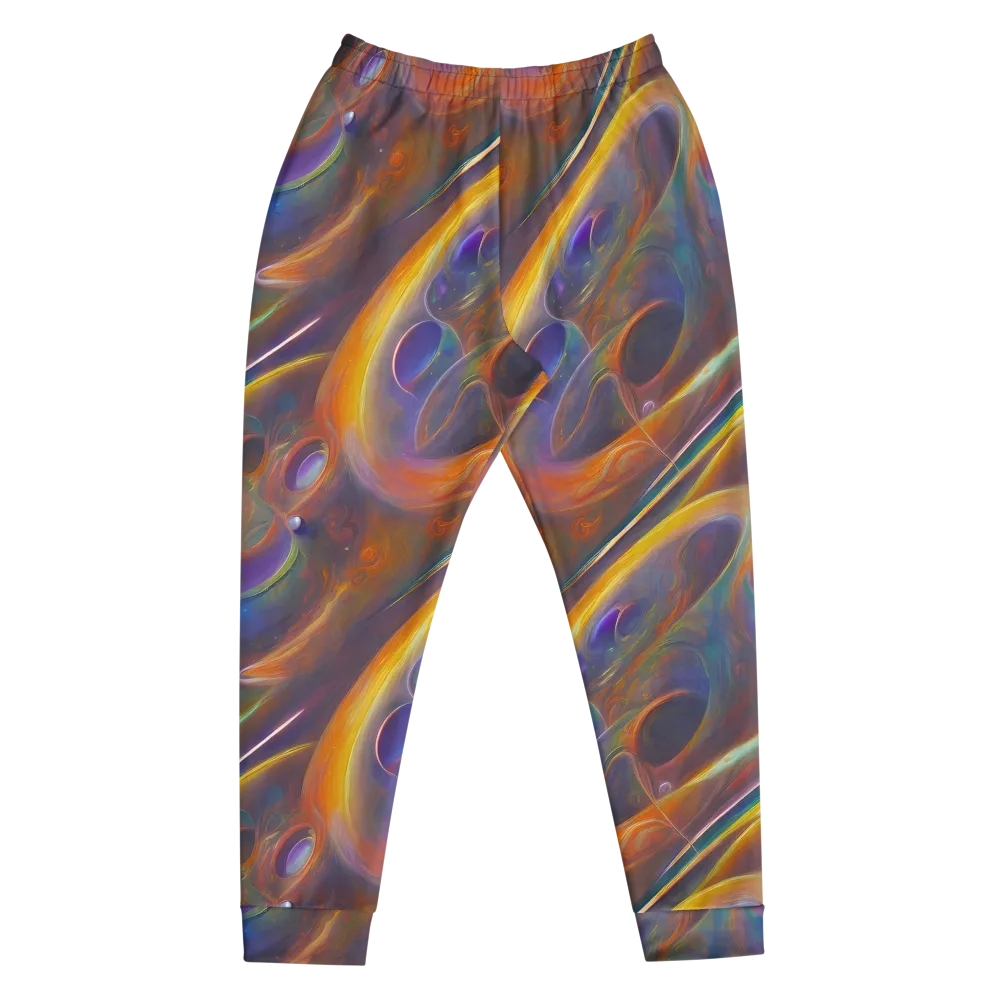 Pre-Raphaelite Ripple on Men's Joggers — Front