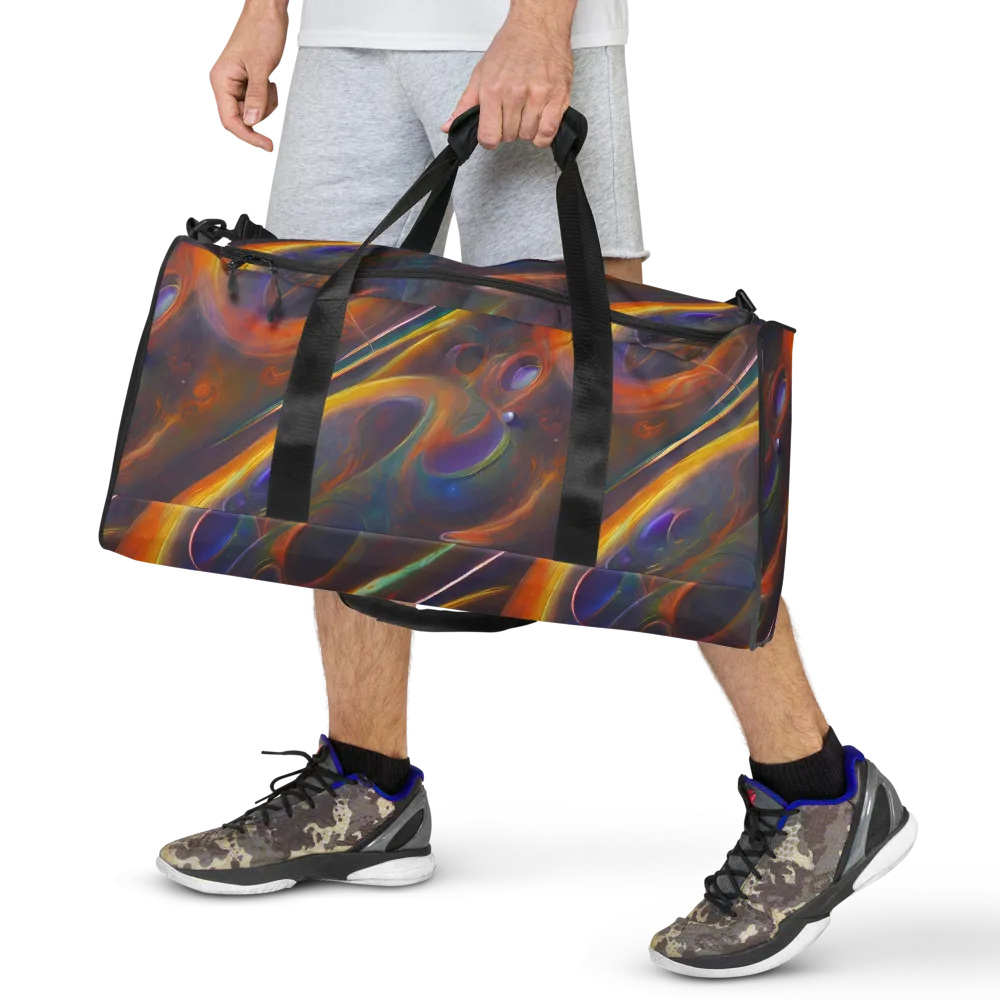 Pre-Raphaelite Ripple on Duffle Bag — Front