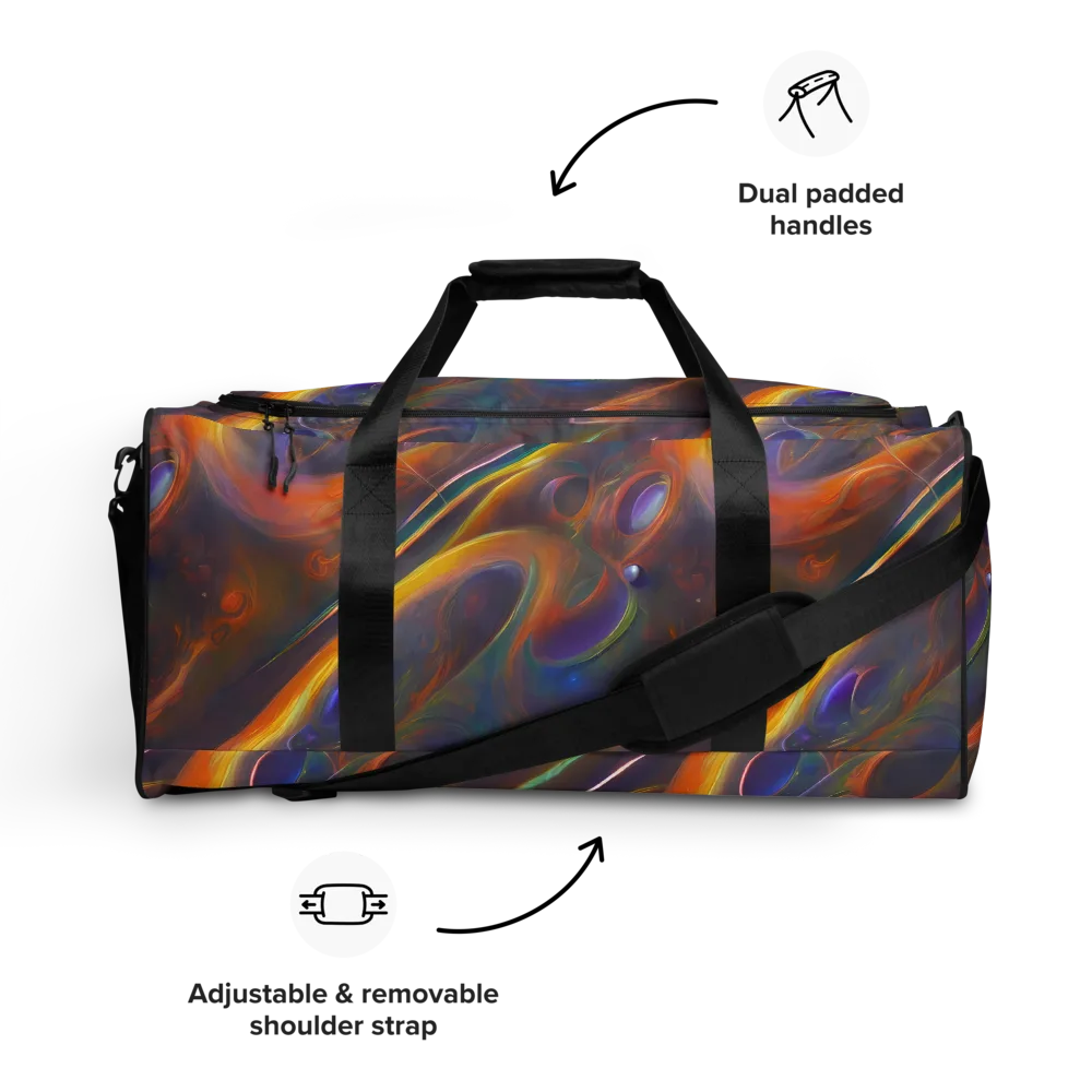 Pre-Raphaelite Ripple on Duffle Bag — Front