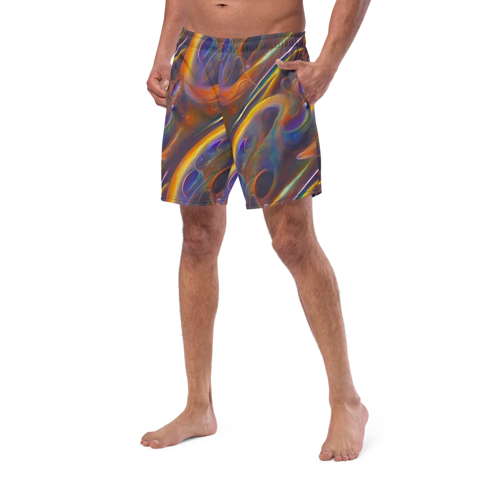 Pre-Raphaelite Ripple on Swim Trunks — Left Front