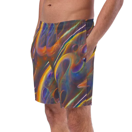 Pre-Raphaelite Ripple on a Swim Trunks