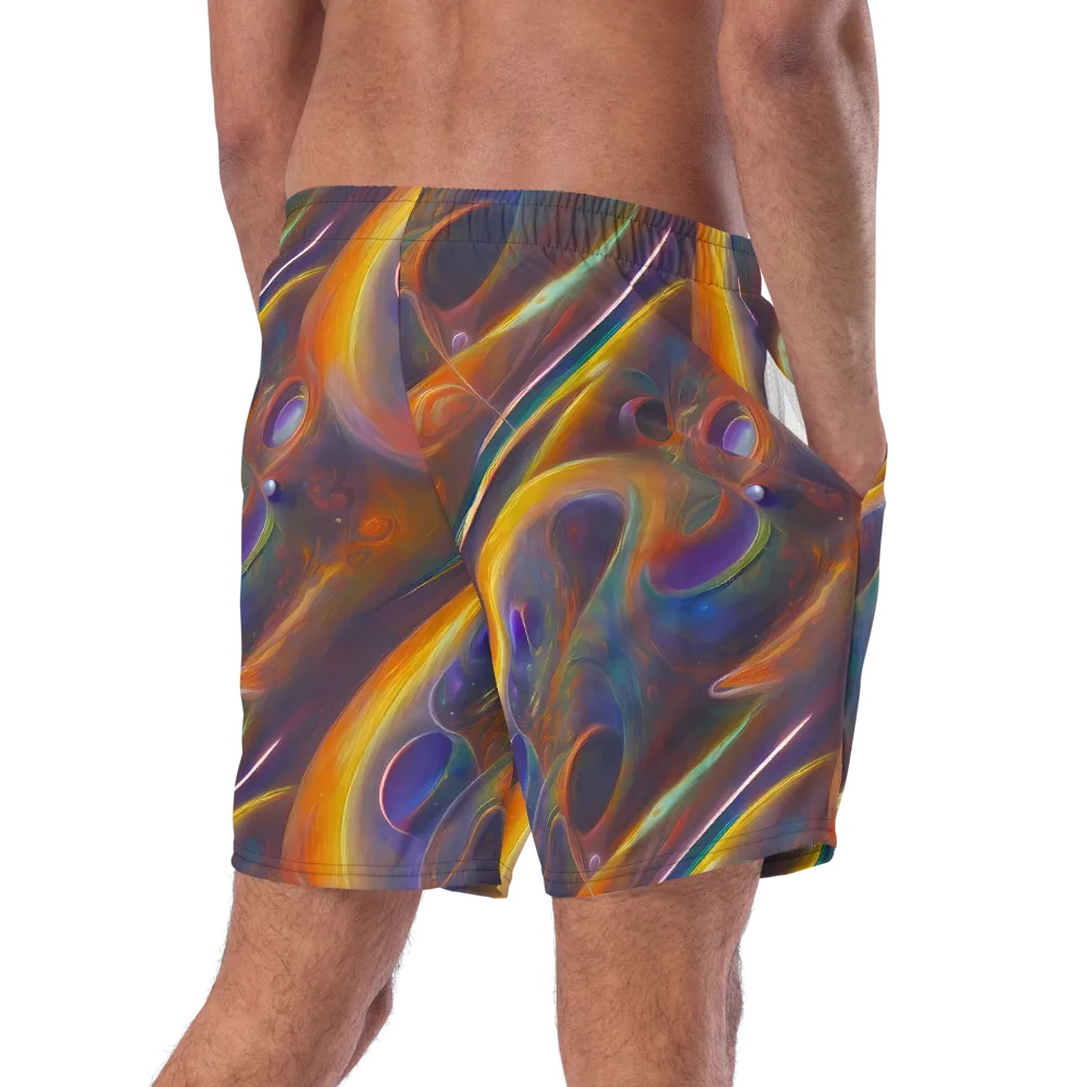 Pre-Raphaelite Ripple on Swim Trunks — Right Back