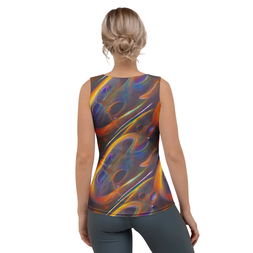 Pre-Raphaelite Ripple on Women's Tank Top — Back