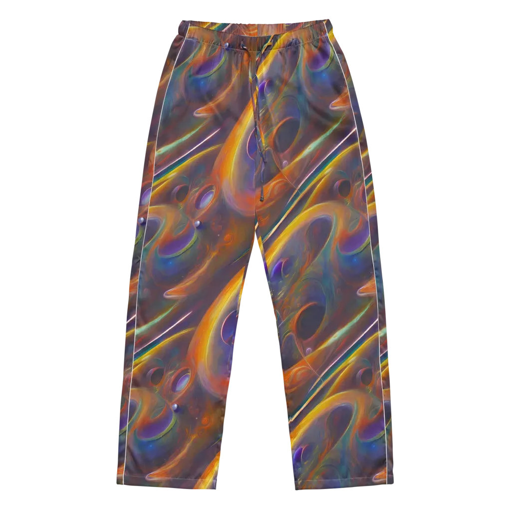 Pre-Raphaelite Ripple on Women's Pajama Pants — Front