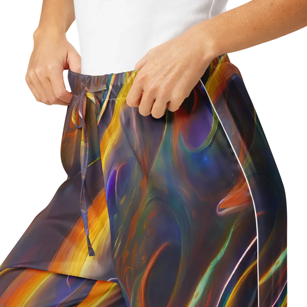 Pre-Raphaelite Ripple on Women's Pajama Pants — Product details