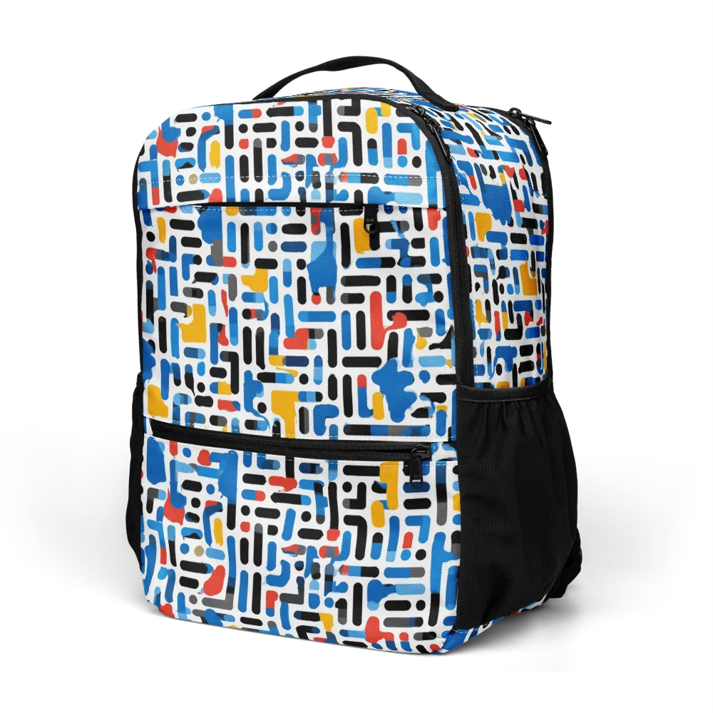 Cobalt Counterpoint on Utility Backpack — Left Front