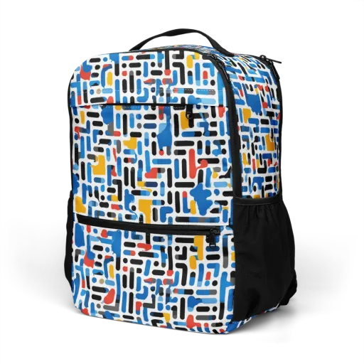 Cobalt Counterpoint on a Utility Backpack