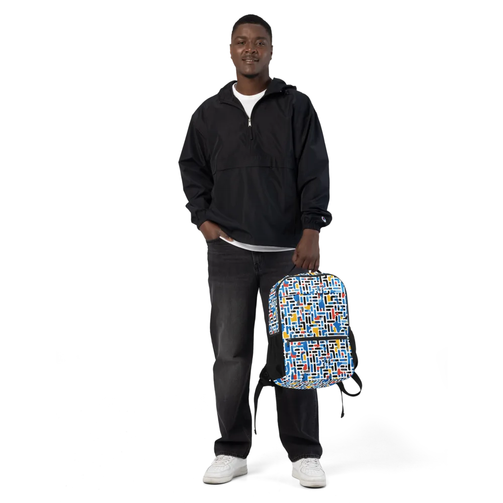 Cobalt Counterpoint on Utility Backpack — Front