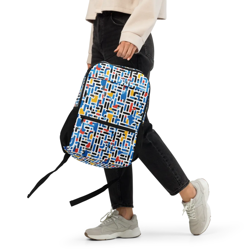 Cobalt Counterpoint on Utility Backpack — Front