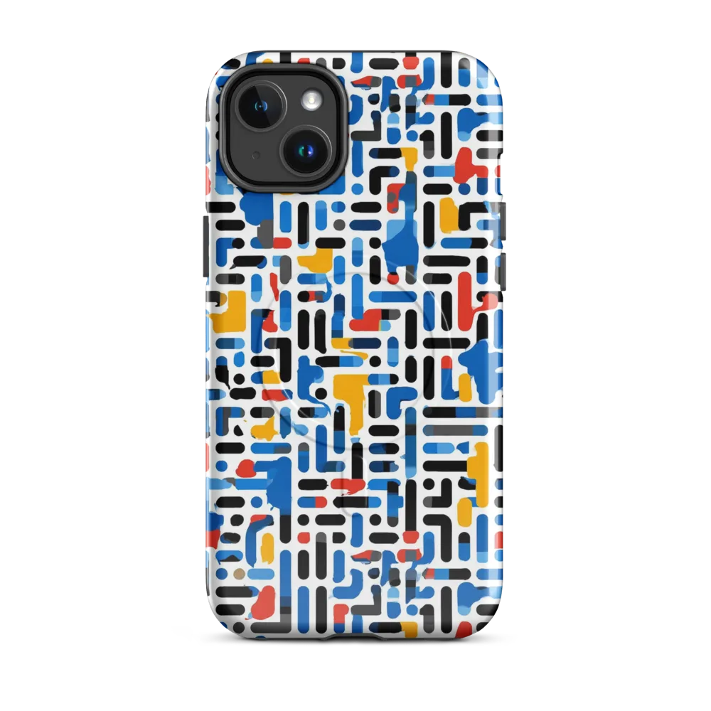 Cobalt Counterpoint on MagSafe Tough Case for iPhone® — Front