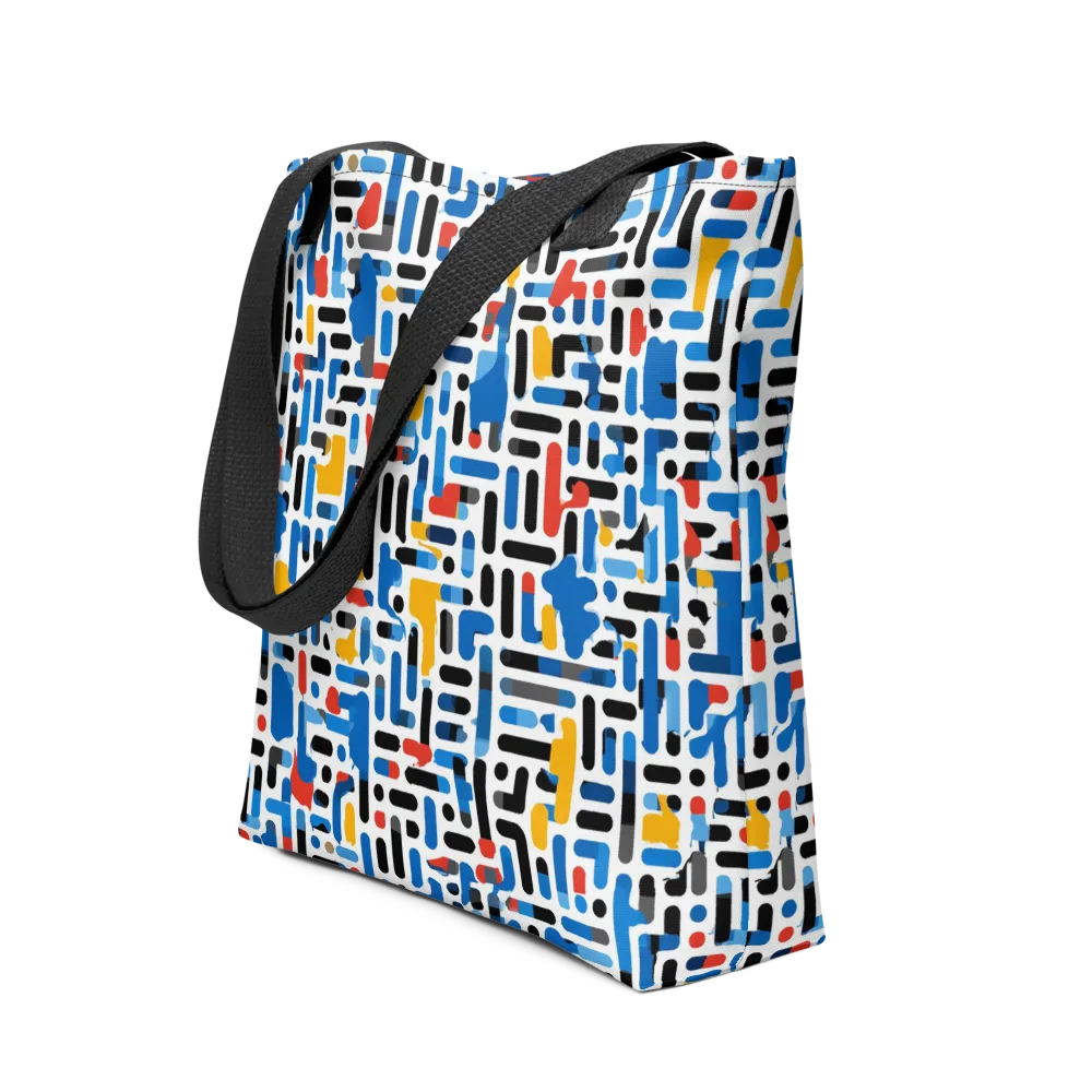 Cobalt Counterpoint on Tote Bag — Front