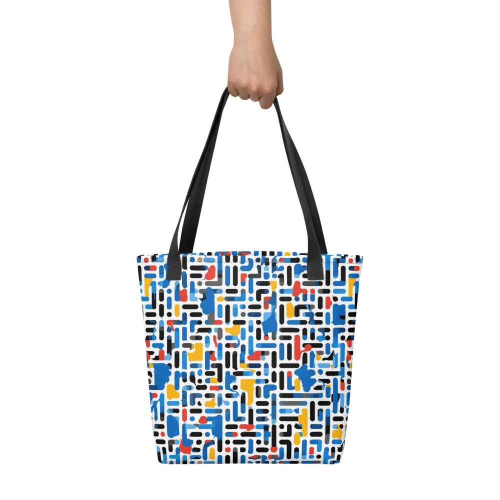 Cobalt Counterpoint on Tote Bag — Front