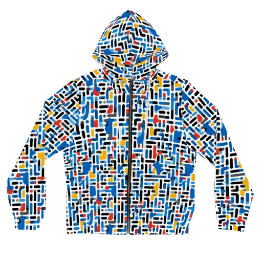 Cobalt Counterpoint on a Women's Full-Zip Hoodie