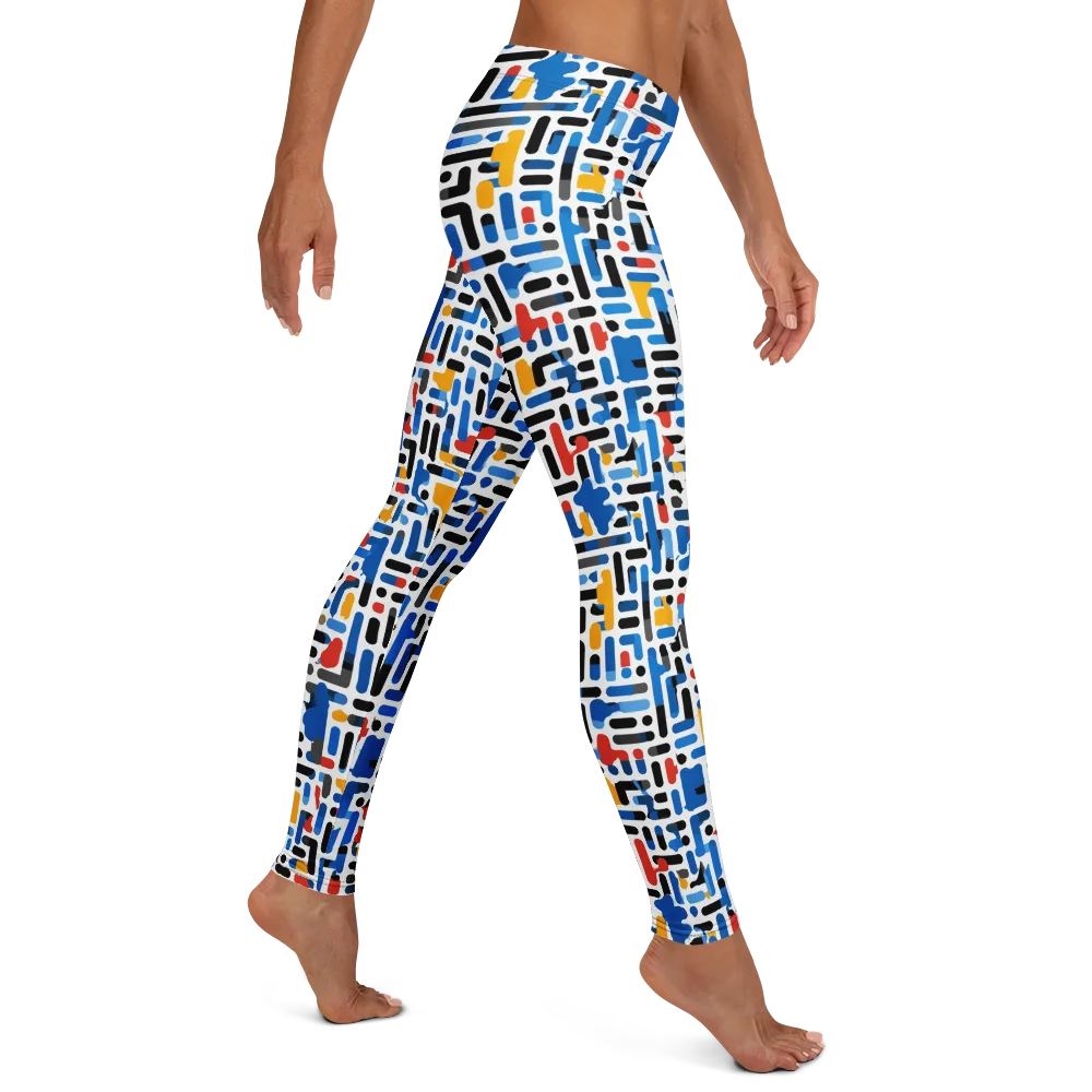Cobalt Counterpoint on Leggings — Right