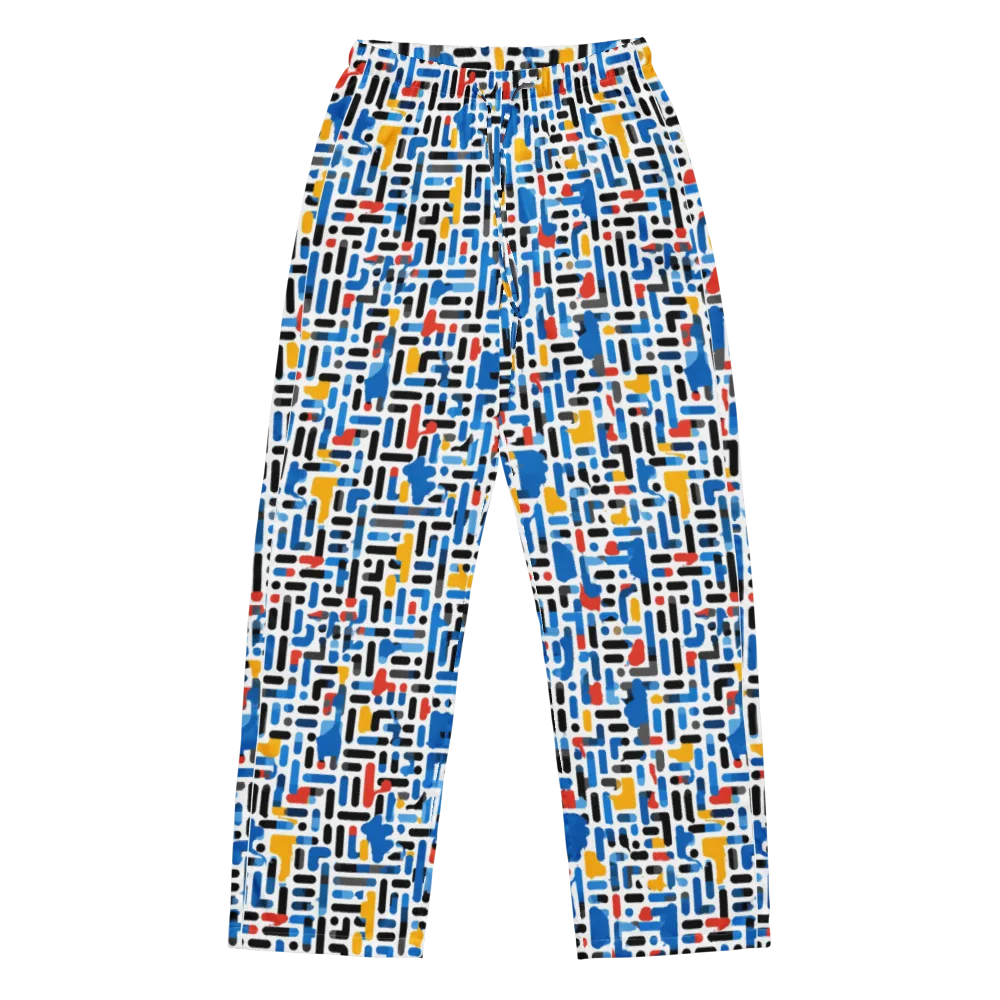 Cobalt Counterpoint on Women's Pajama Pants — Front