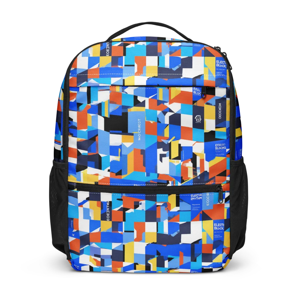 Electric Block Party on Utility Backpack — Front