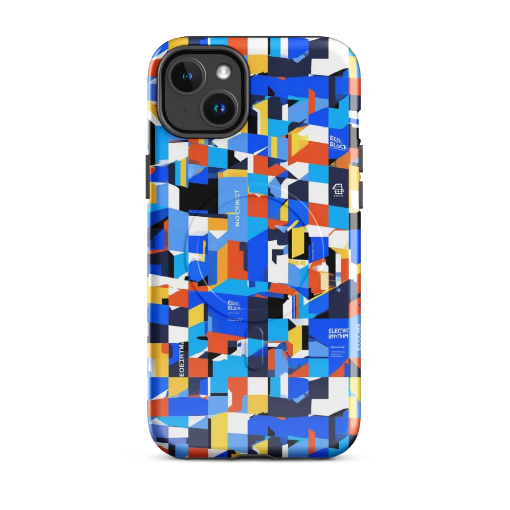 Electric Block Party on MagSafe Tough Case for iPhone® — Front