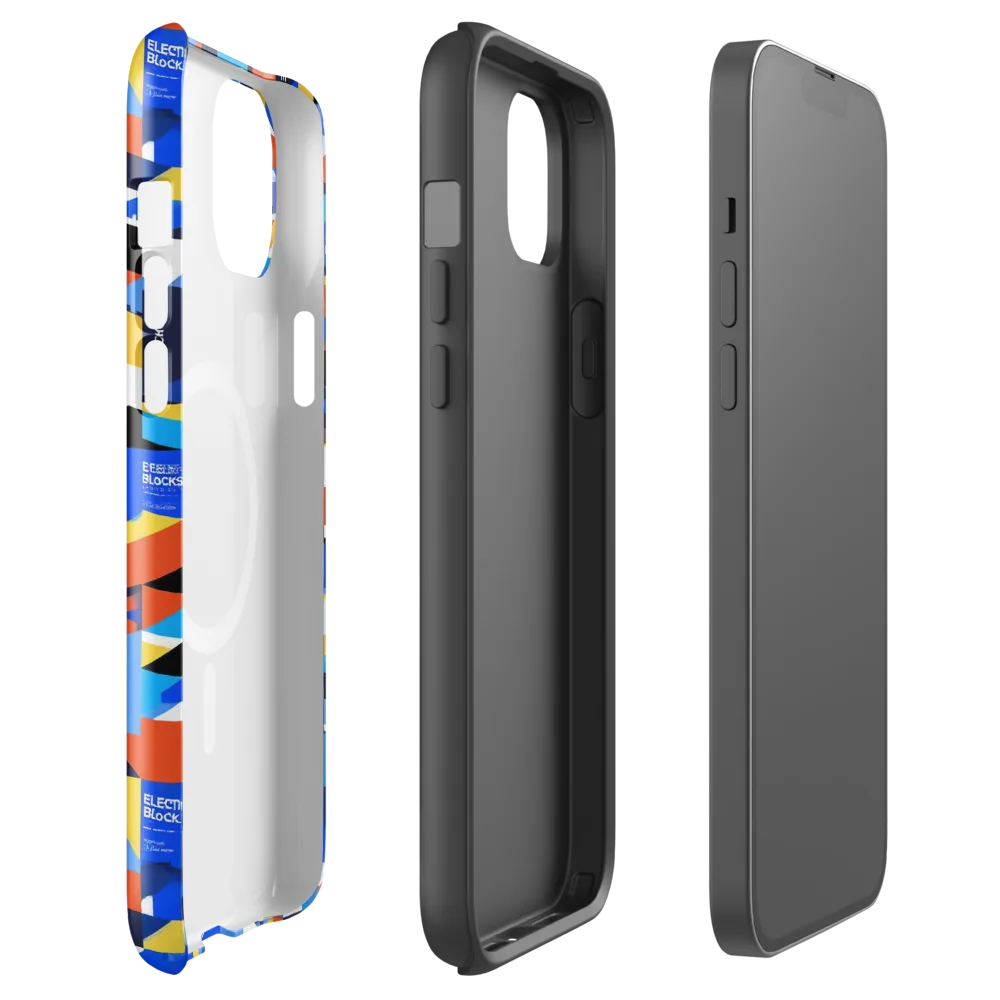 Electric Block Party on MagSafe Tough Case for iPhone® — Front