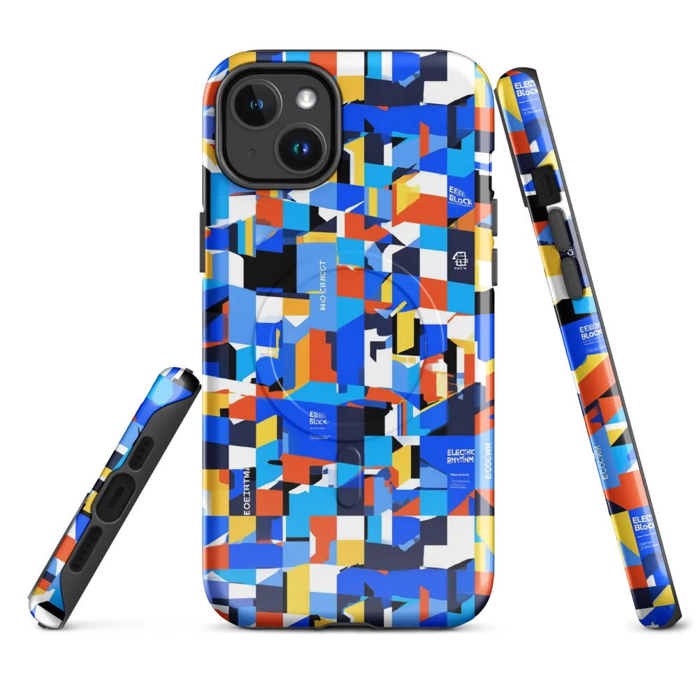 Electric Block Party on MagSafe Tough Case for iPhone® — Front