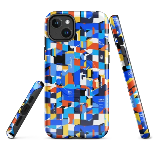 Electric Block Party on a MagSafe Tough Case for iPhone®