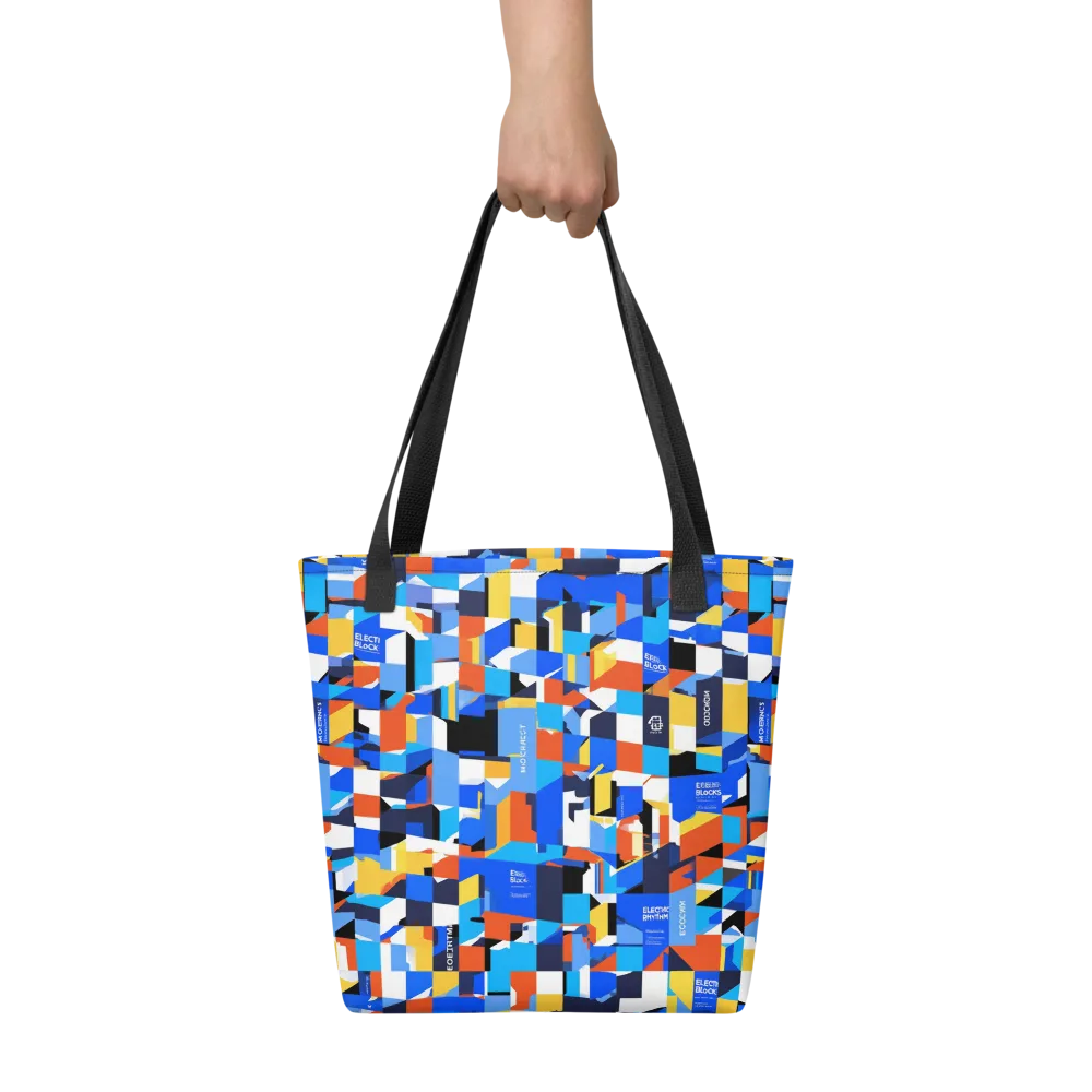 Electric Block Party on Tote Bag — Front