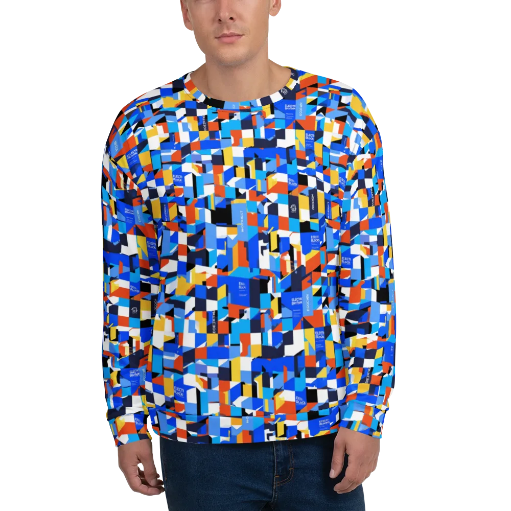 Electric Block Party on Sweatshirt — Front