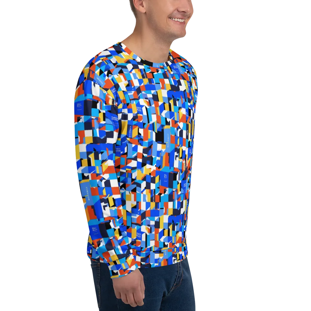 Electric Block Party on Sweatshirt — Right Front