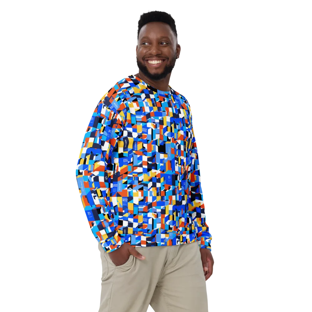 Electric Block Party on Sweatshirt — Front