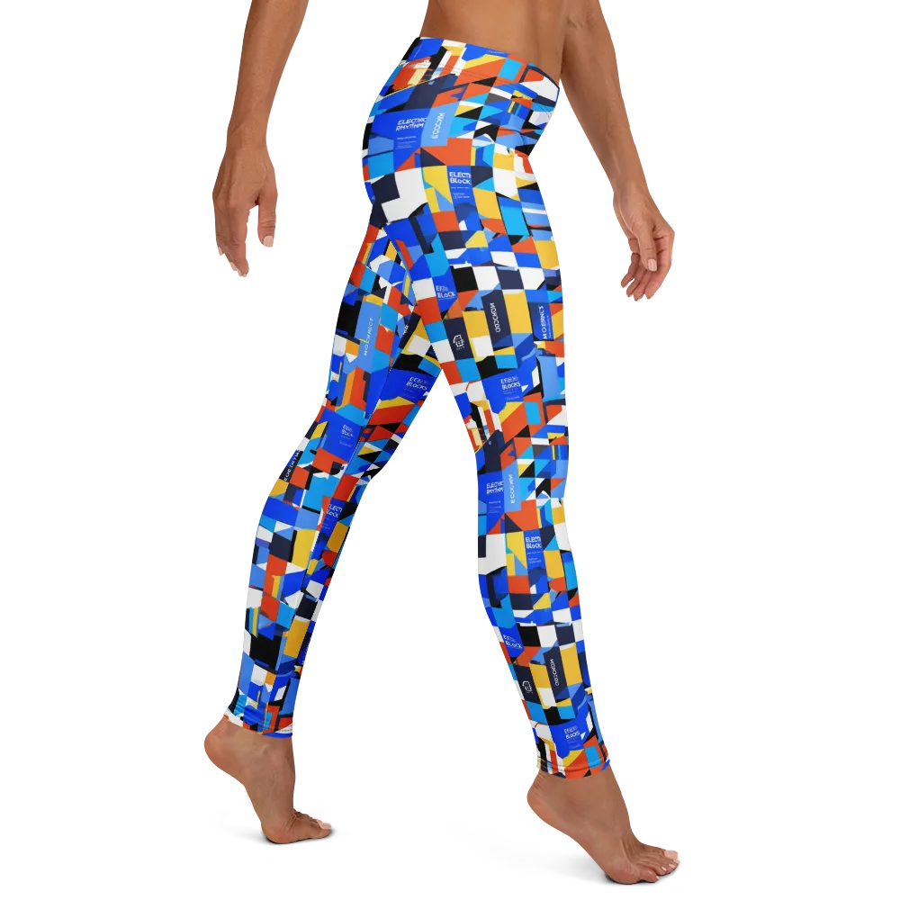 Electric Block Party on Leggings — Right
