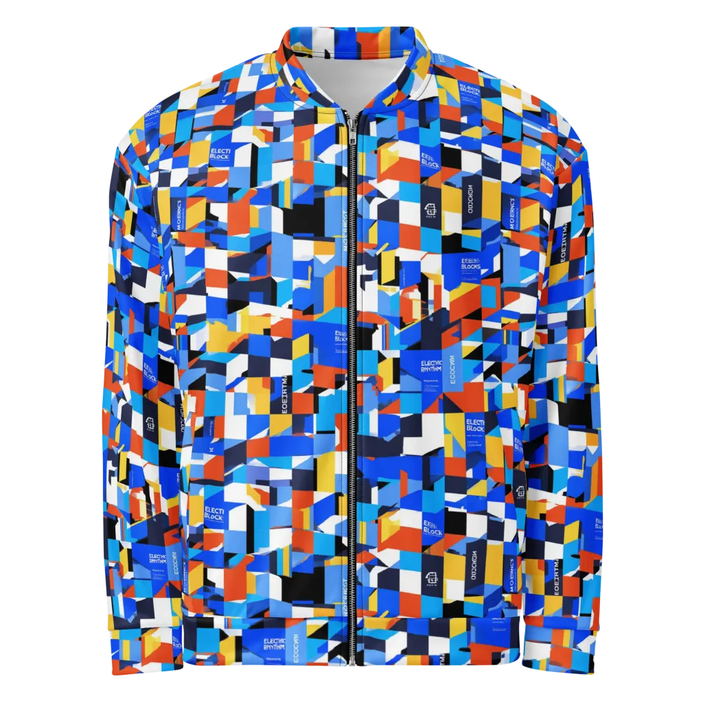 Electric Block Party on Bomber Jacket — Front