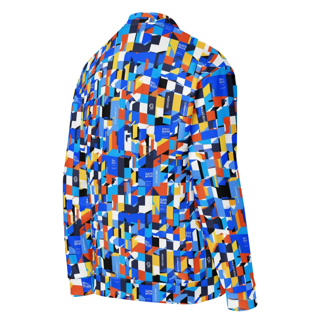 Electric Block Party on Bomber Jacket — Right Back