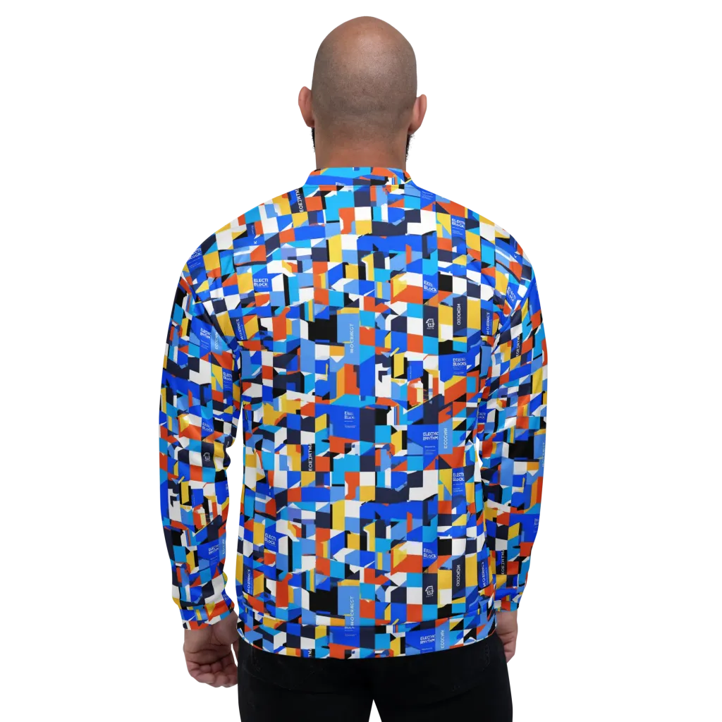 Electric Block Party on Bomber Jacket — Back