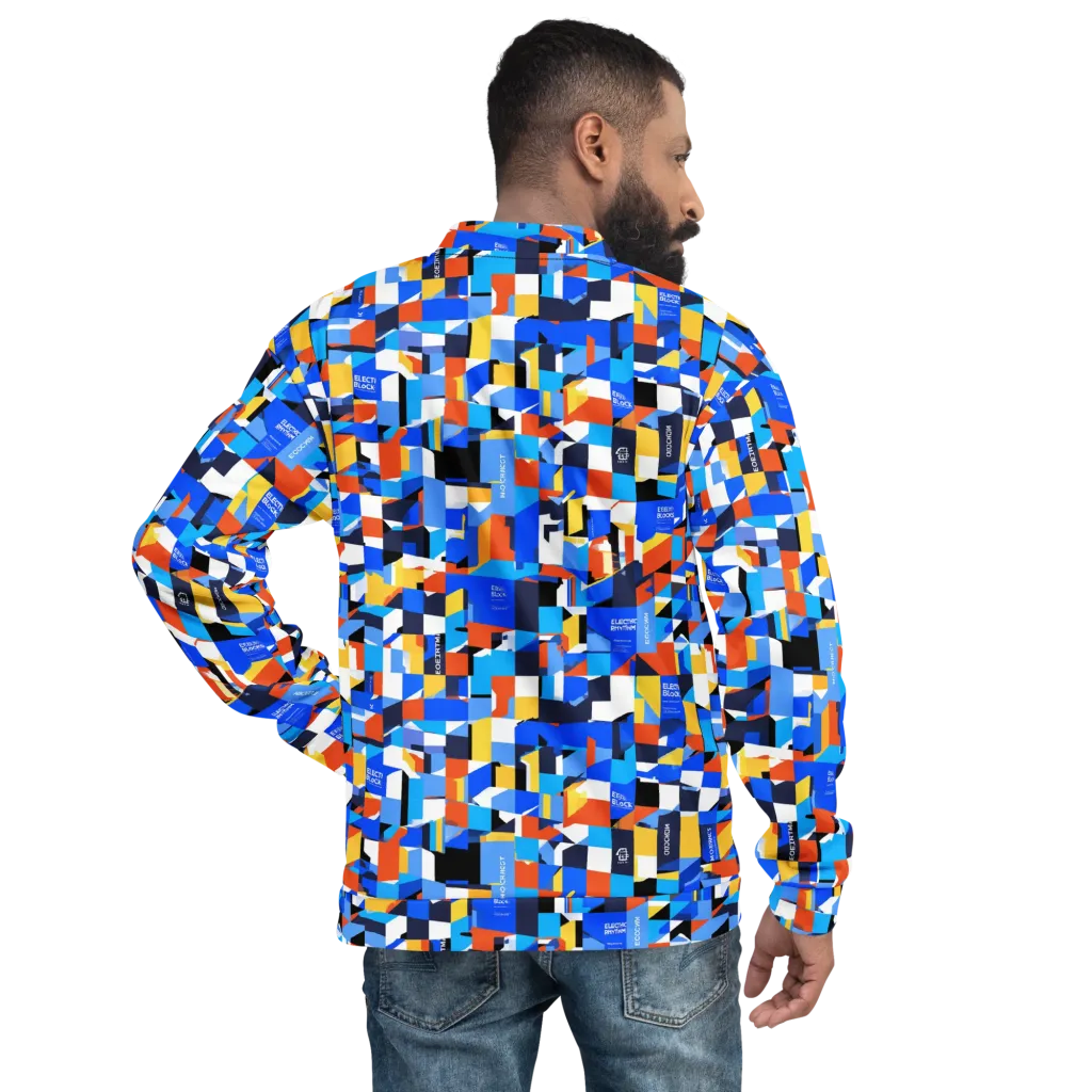 Electric Block Party on Bomber Jacket — Back