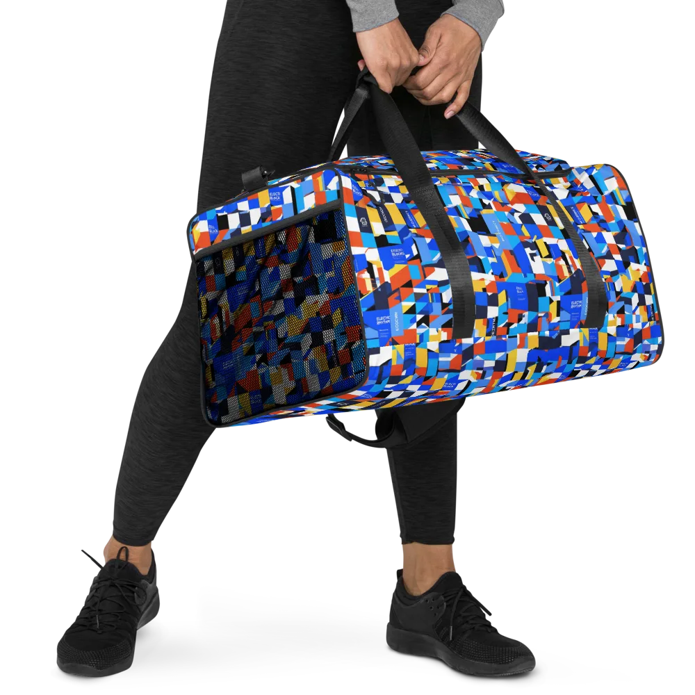 Electric Block Party on Duffle Bag — Right Front