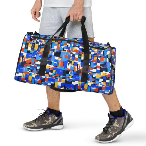 Electric Block Party on a Duffle Bag