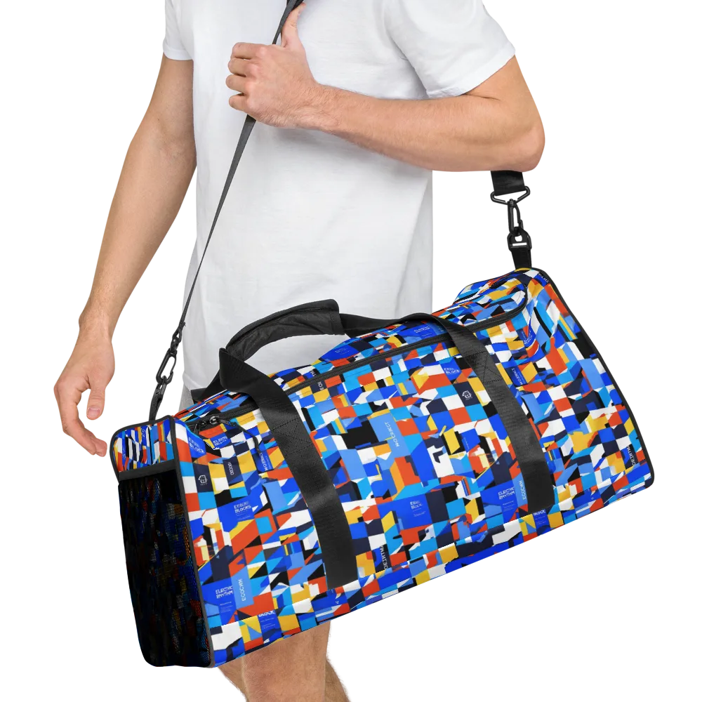 Electric Block Party on Duffle Bag — Right Front