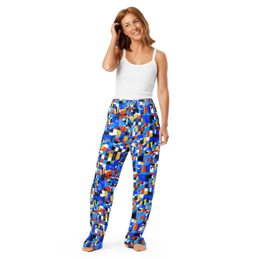 Electric Block Party on a Women's Pajama Pants