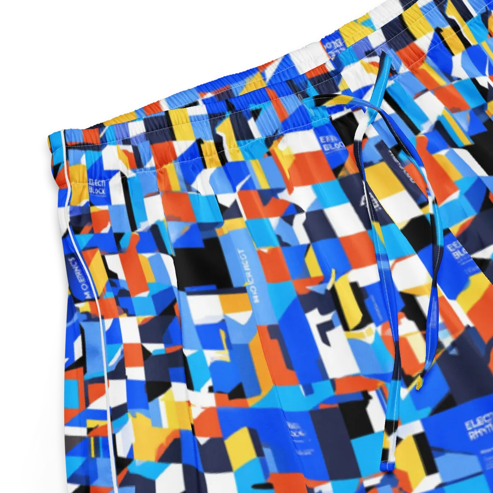 Electric Block Party on Women's Pajama Shorts — Product details