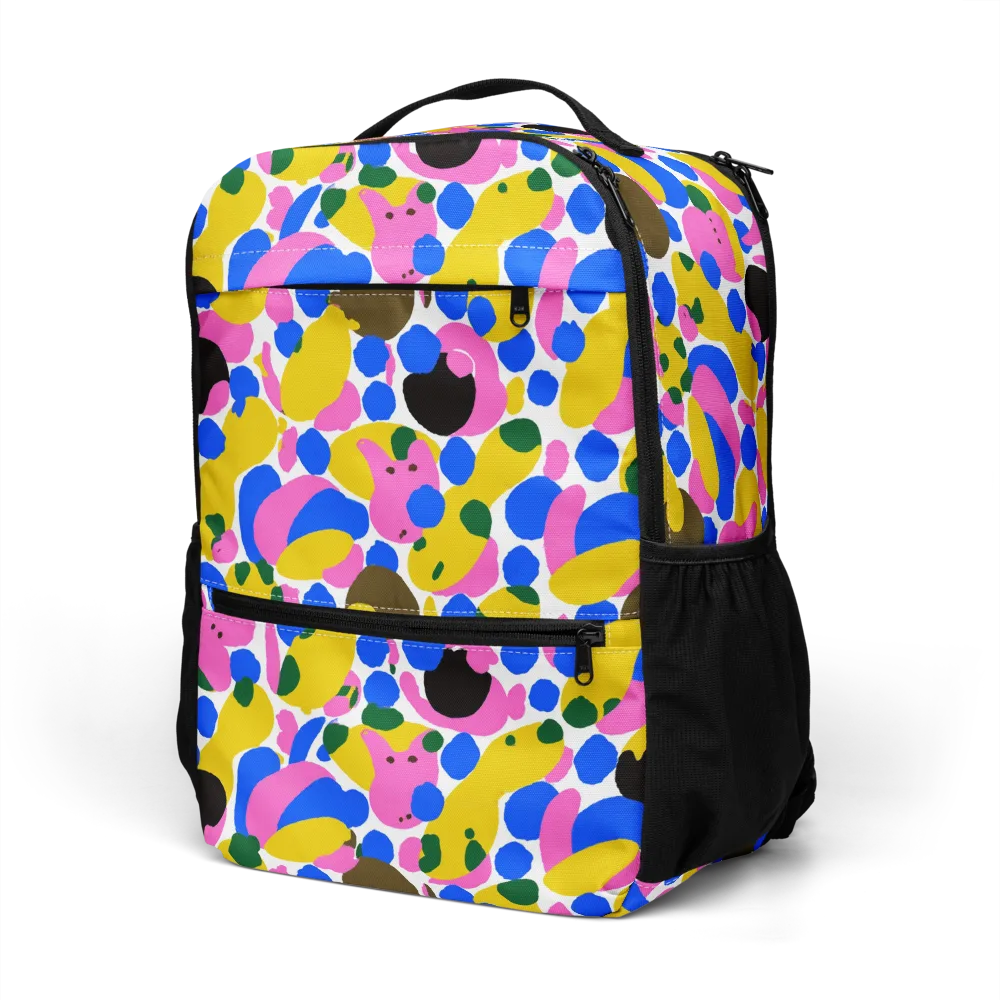 Candy Orchard on Utility Backpack — Left Front