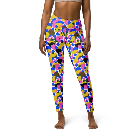 Candy Orchard on a Yoga Leggings
