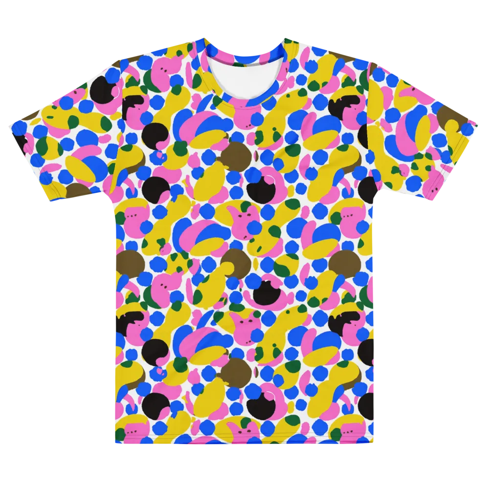 Candy Orchard on Men's Cotton Crew Neck T-Shirt — Front