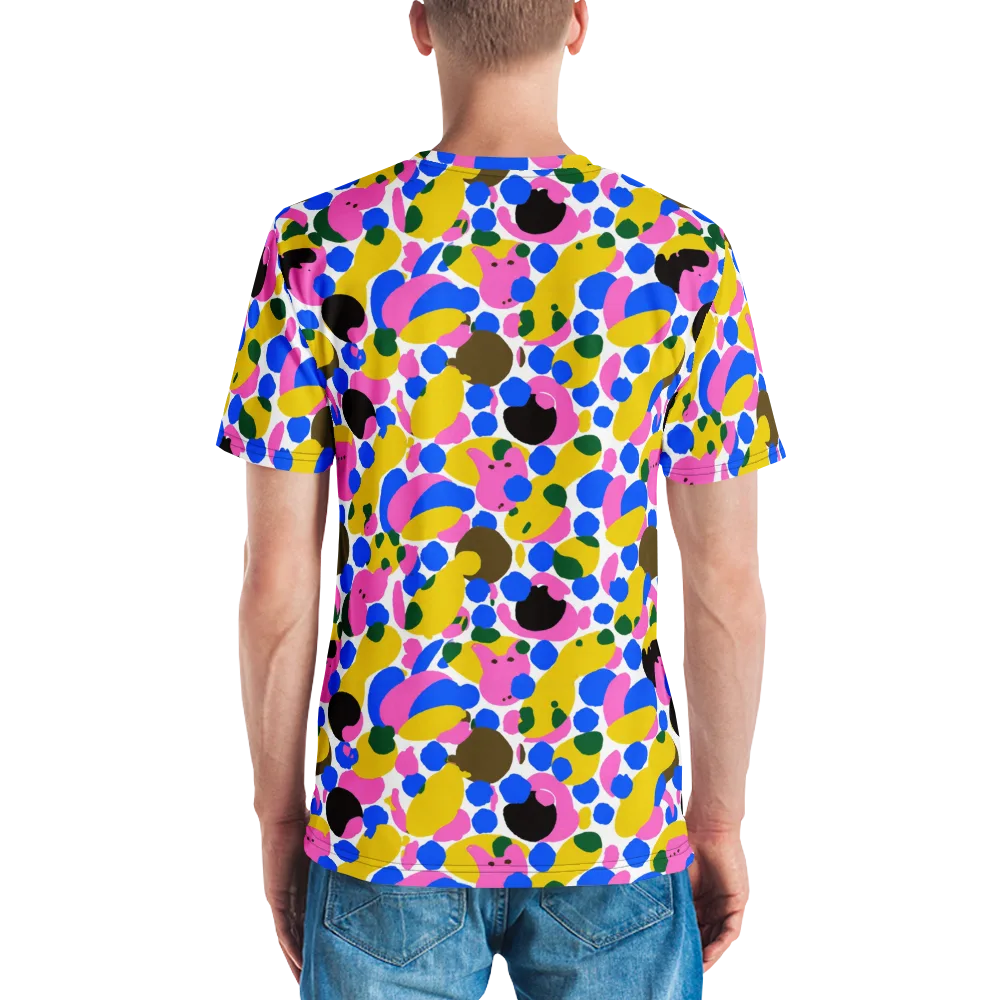 Candy Orchard on Men's Crew Neck T-Shirt — Back