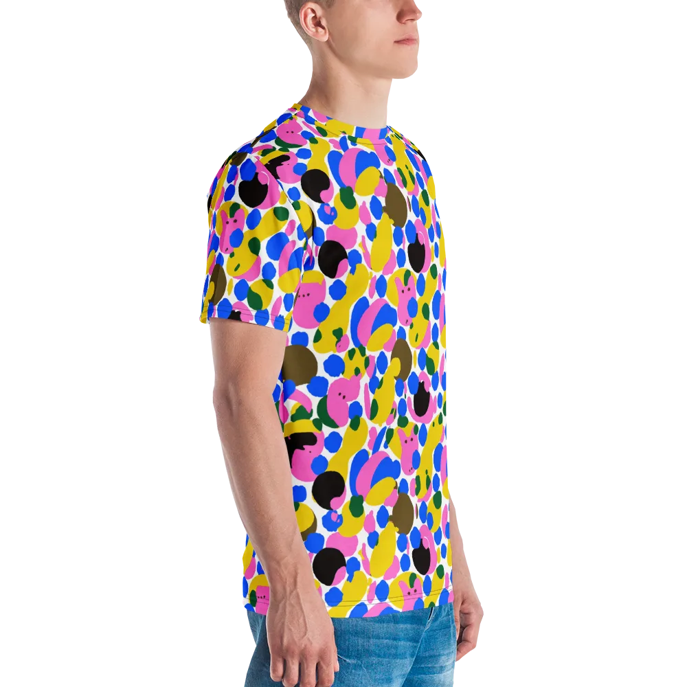 Candy Orchard on Men's Crew Neck T-Shirt — Right